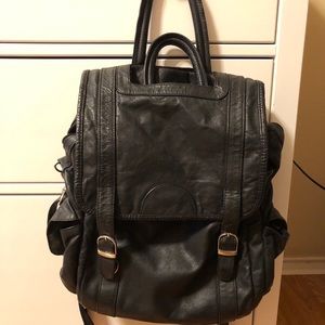 APC leather bag convertible backpack